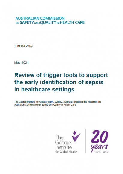 Sepsis trigger tools review