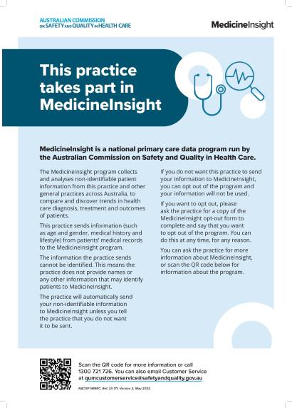 MedicineInsight Practice Poster