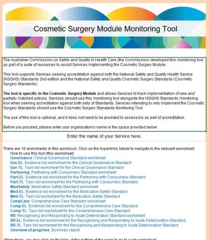 Cosmetic Surgery Module Monitoring Tool